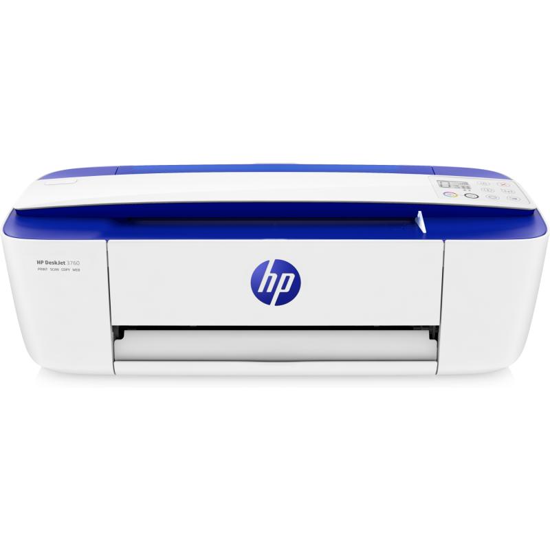 DeskJet Impresora multifunción 3760, Color, Impresora para Hogar, Impresión, copia, escaneo, inalámbricos, Conexión inalámbrica 